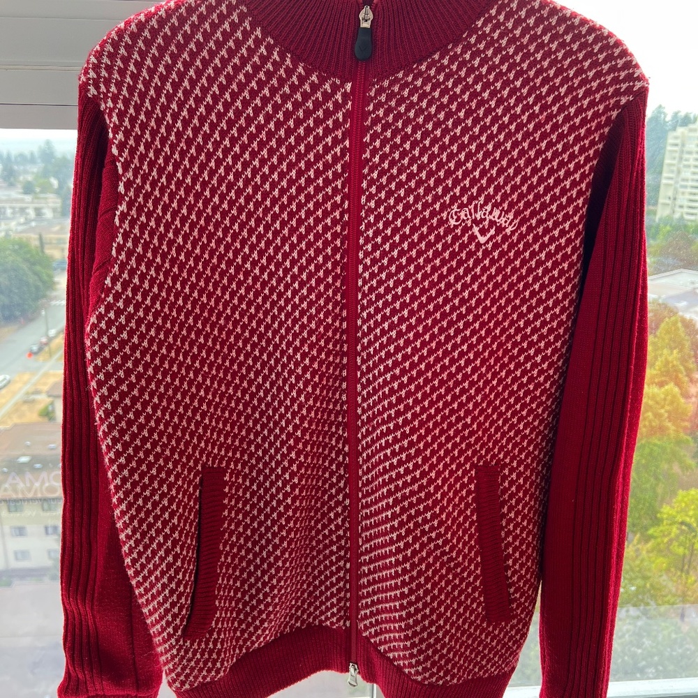 Callaway zip up knitwear sweater